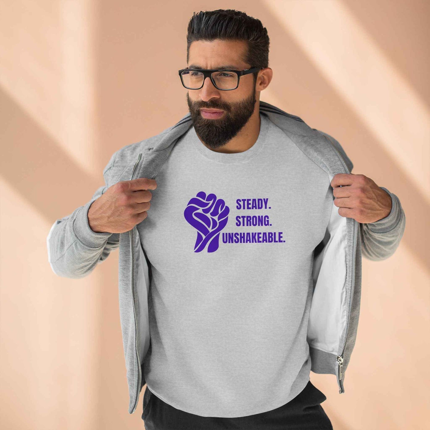 Constante. Fuerte. Inquebrantable. Sudadera de Concienciación sobre la Epilepsia