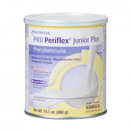 Pku Periflex Junior Plus Powder - Vanilla Flavor, 6 x 400g