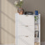 Shoe Cabinet with 3 Flip Drawers & Open Shelves, Modern Entryway Shoe Storage Cabinet Slim, Narrow Hidden Shoe Rack for Heels - Korvel