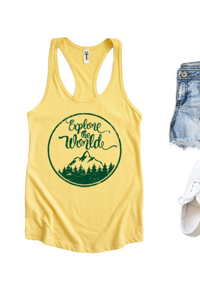 Explore the World Racerback Tank Top