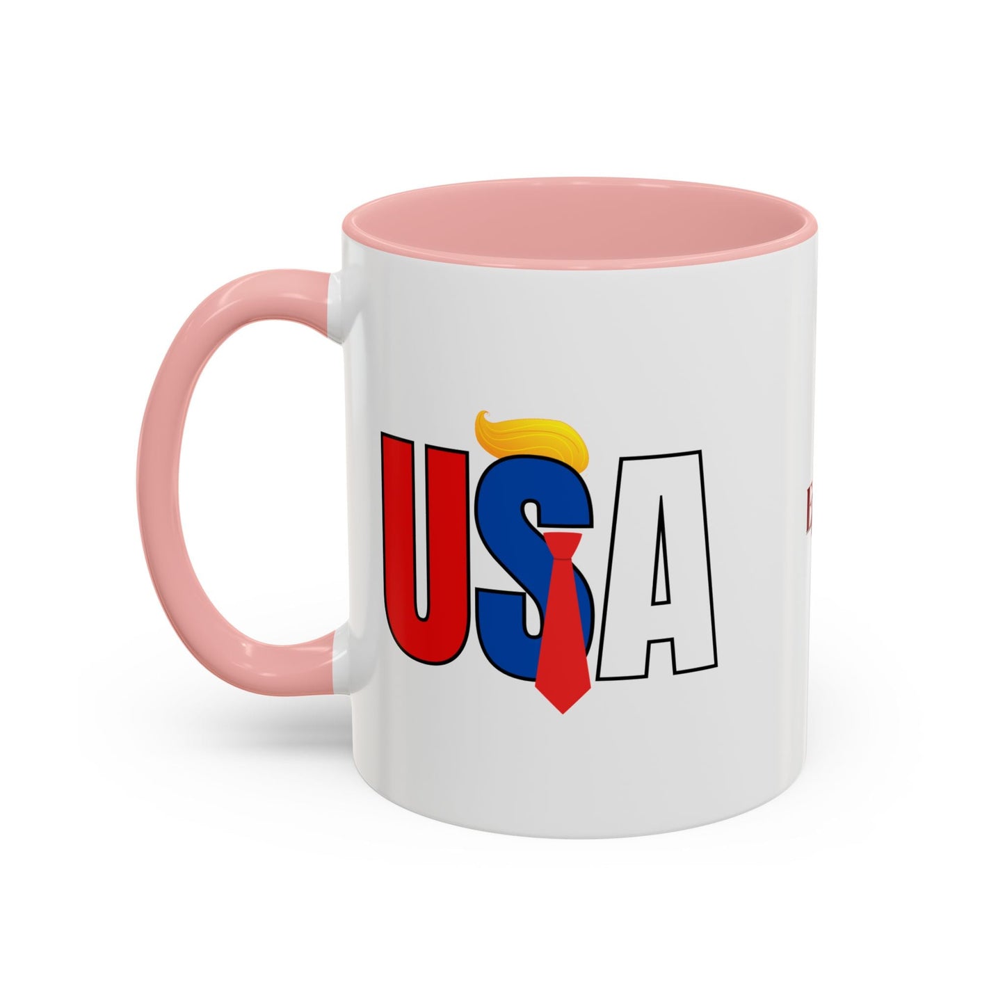 Taza de café con acento vibrante de EE. UU.