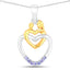 0.14 Carat Genuine Tanzanite Sterling Silver Pendant