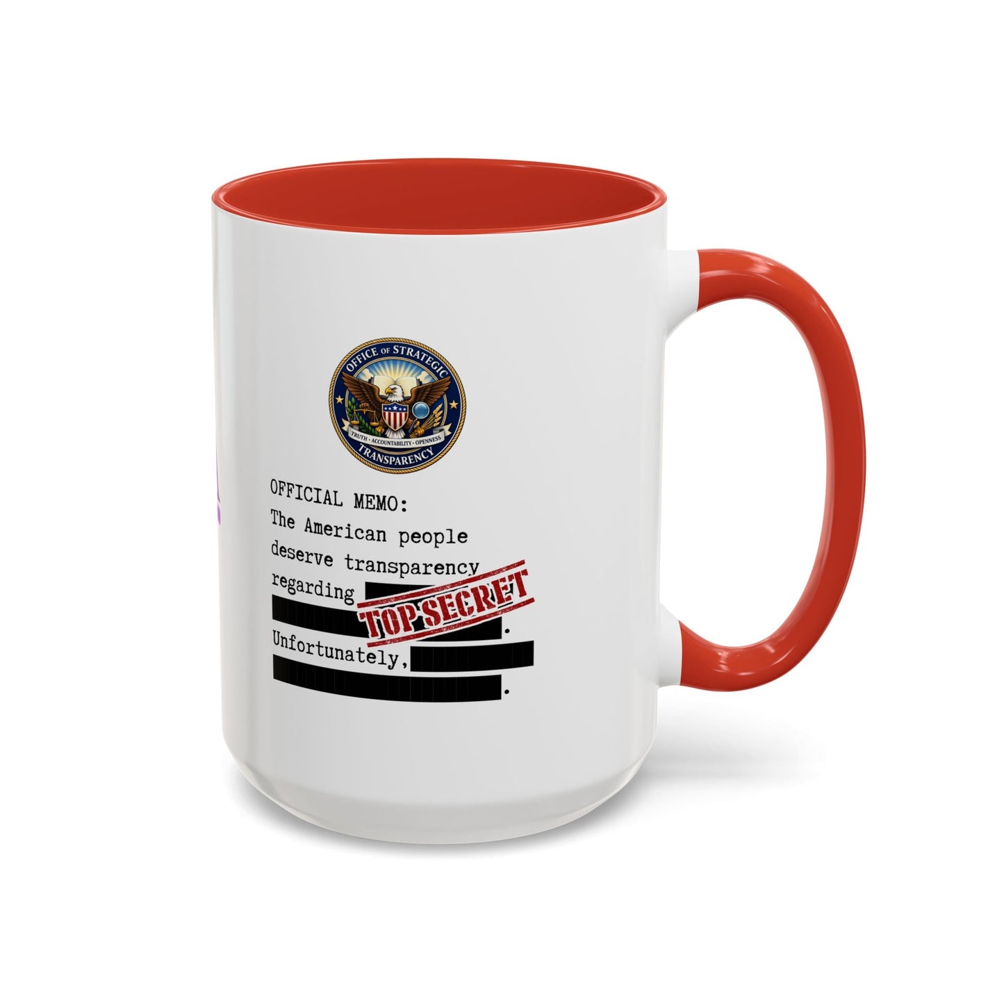 Official Memo Top Secret Coffee Mug – Political Satire