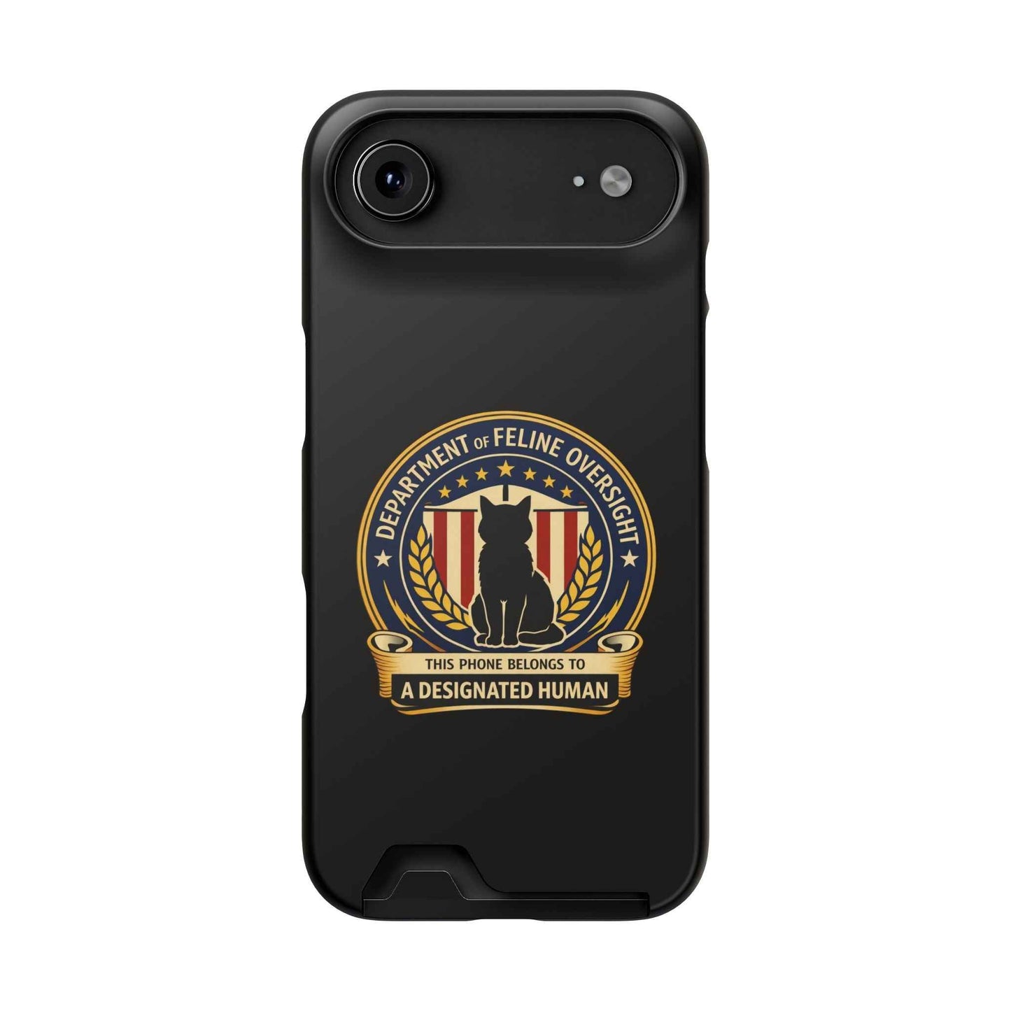 Department of Feline Oversight MagSafe iPhone Case - Designated Human Edition