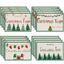 stmas linen placemats holiday party decorations insulation mats linen Christmas tree printed coasters - Korvel