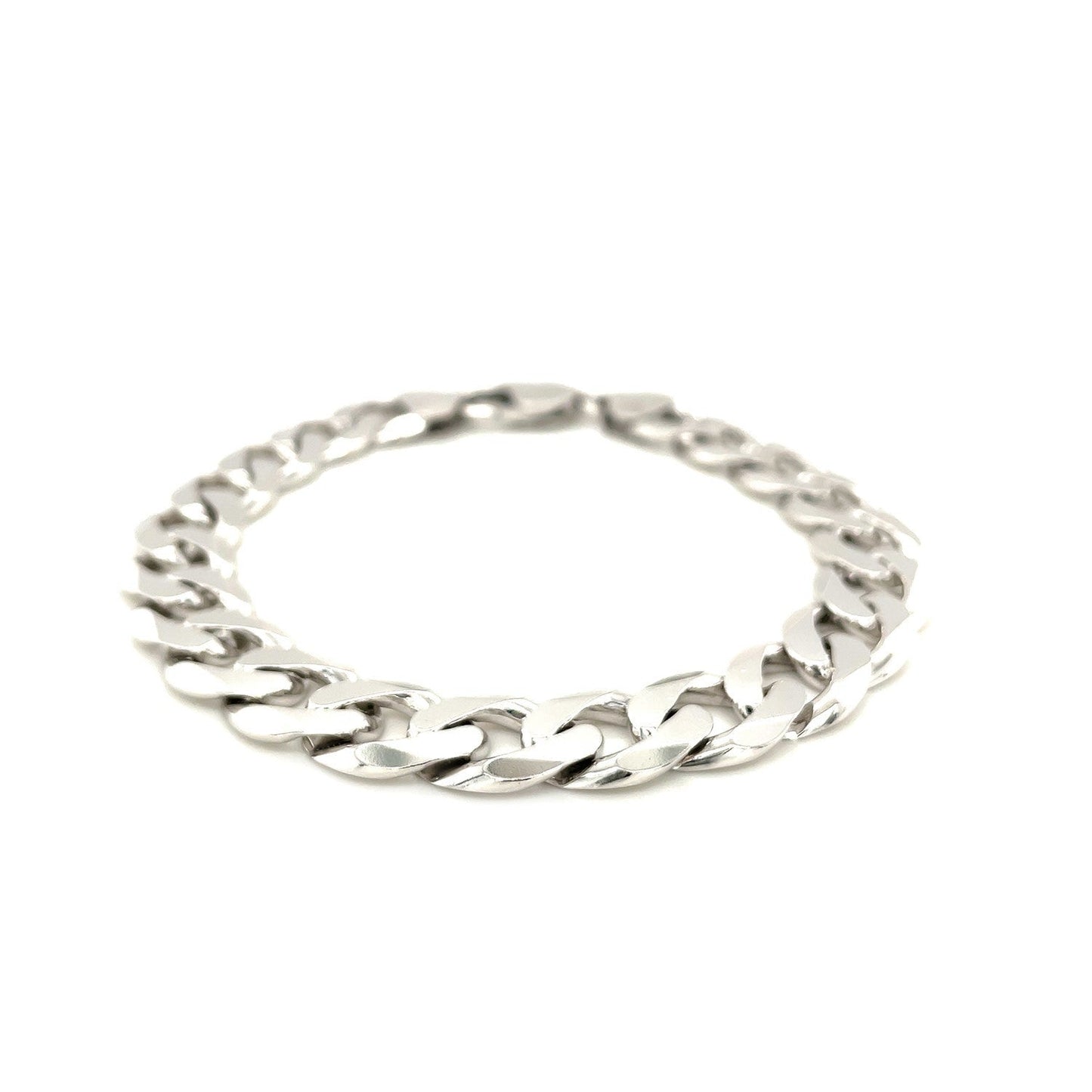 Bracelet en argent sterling plaqué rhodium - 11,6 mm