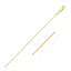 Cadena Clásica de Caja de Oro Amarillo de 14k - 0.6mm