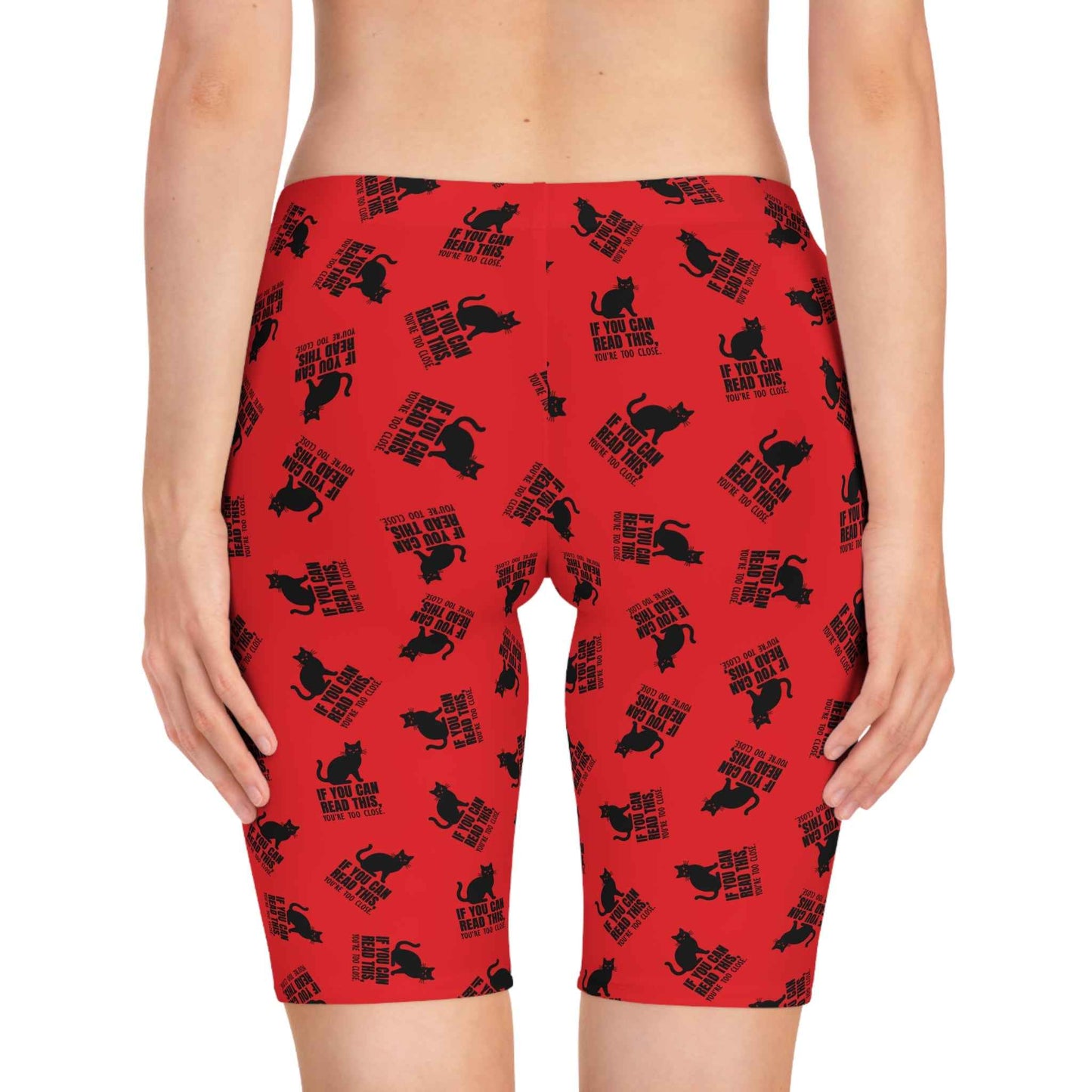 If You Can Read This Cat Cycling Shorts