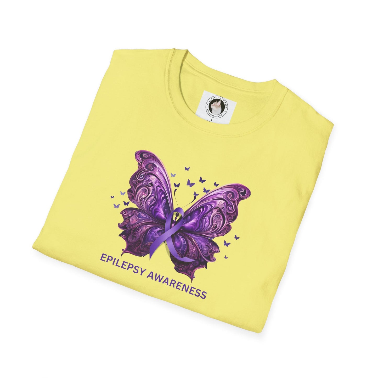 Epilepsy Butterfly Unisex Softstyle T-Shirt