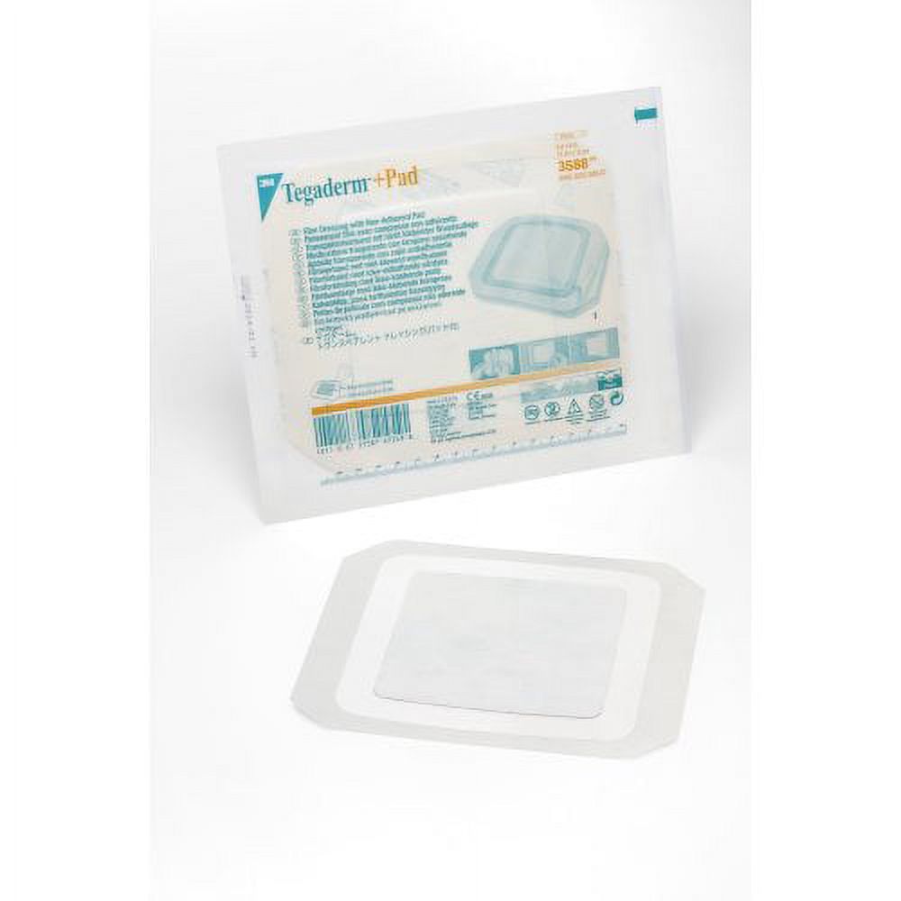 3M Tegaderm +Pad Film Dressing, 6 x 6 Inch, 5 Pieces