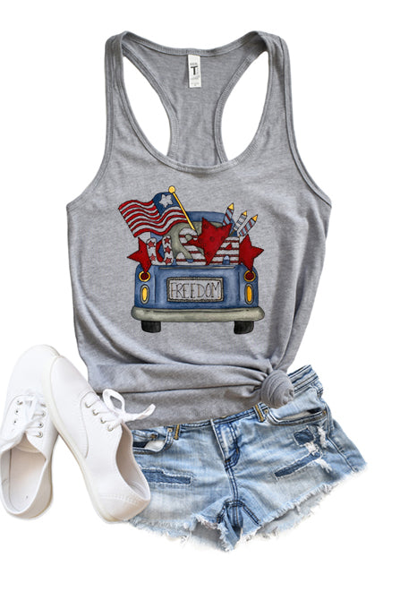 Freedom Truck Racerback Tank Top
