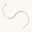 Inlaid Moissanite 925 Sterling Silver Bracelet - Korvel