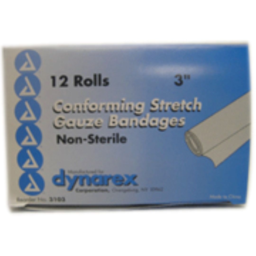 Bandages en gaze extensible conformes non stériles Dynarex