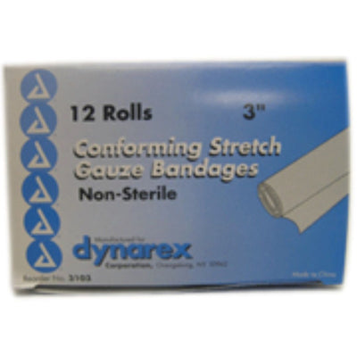 Dynarex Non-Sterile Conforming Stretch Gauze Bandages