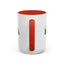 Christmas Cat Mama Accent Coffee Mug - 11oz & 15oz