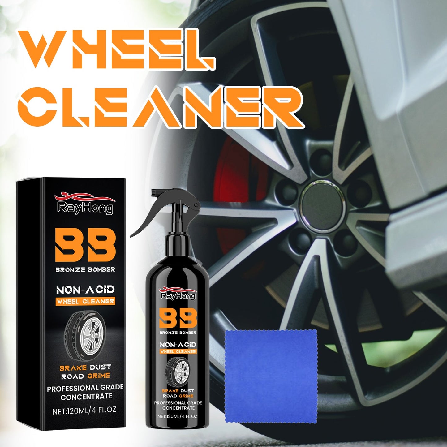Premium Car Tire Cleaner for Effortless Wheel Care