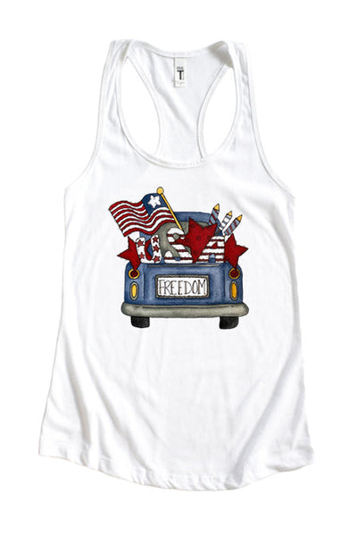 Freedom Truck Racerback Tank Top