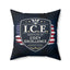 I.C.E. Institute of Cozy Excellence Throw Pillow