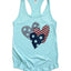 USA Hearts Racerback Tank Top - Korvel