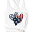 USA Hearts Racerback Tank Top - Korvel