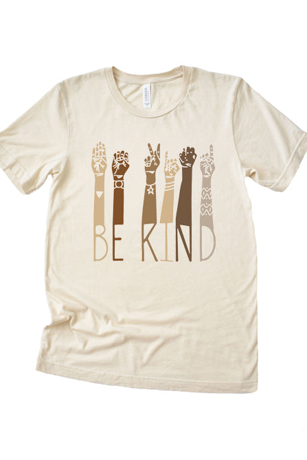 Be Kind ASL 1518 Unisex T-Shirt - Korvel