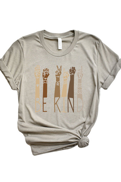 Be Kind ASL 1518 Unisex T-Shirt - Korvel