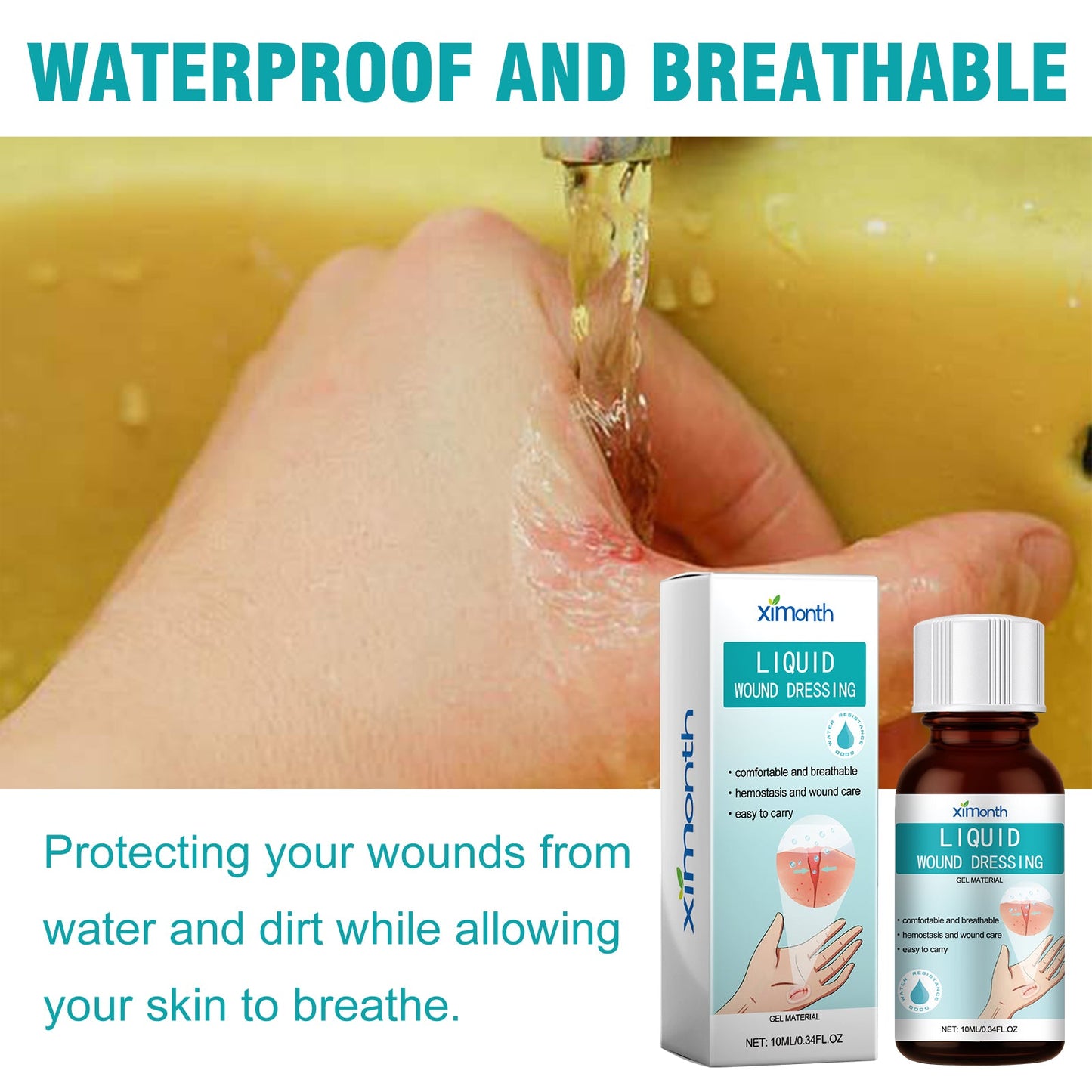 Wound Repair Solution For Redness, Swelling And Discomfort Of The Skin - Korvel