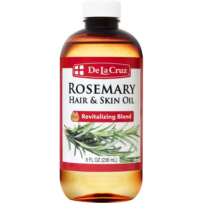 De La Cruz Aceite de Romero para Cabello y Piel - 8 Fl Oz