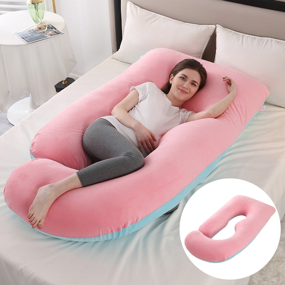 J-Shaped Pregnancy Pillow for Side Sleepers
