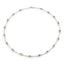 Collar de Peridoto Genuino de 6.30 Quilates en Plata Esterlina