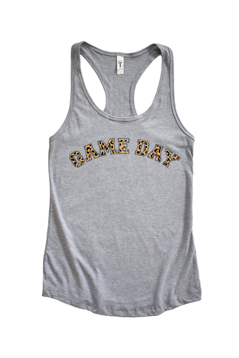 Leopard Game Day Racerback Tank Top - Korvel