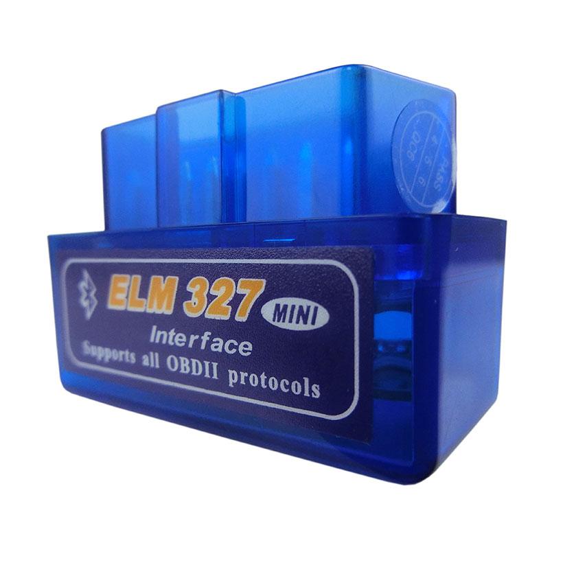 Super Mini Elm327 Bluetooth OBD2 V1.5 Elm 327 V 1.5 OBD 2 Car Diagnostic-Tool Scanner Elm-327 OBDII Adapter Auto Diagnostic Tool - Korvel