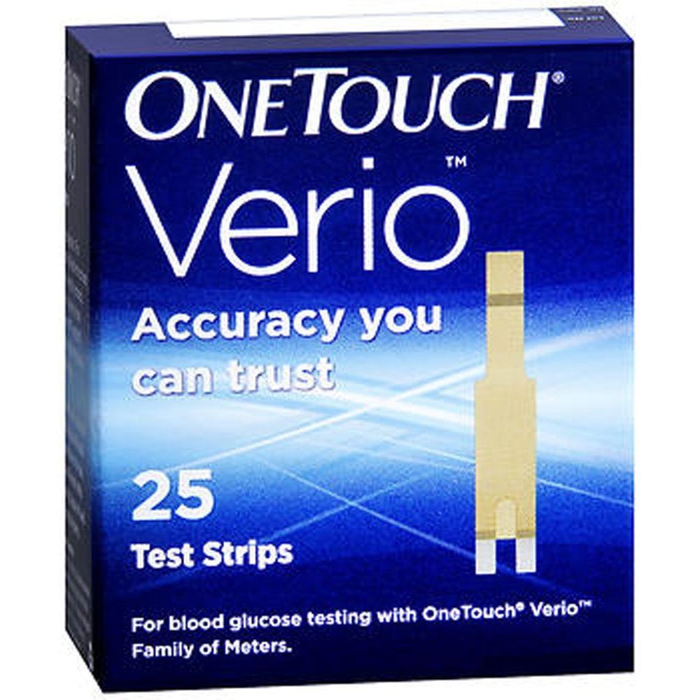 Tiras de Prueba de Glucosa en Sangre OneTouch Verio