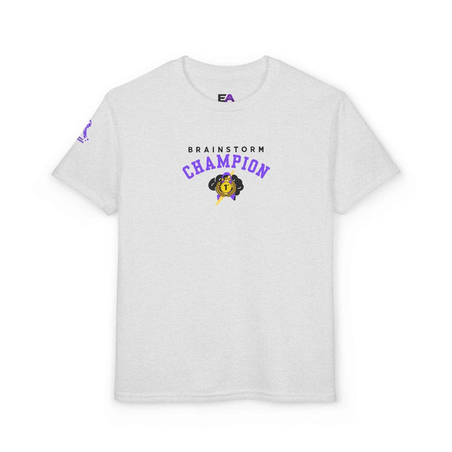Brainstorm Champion Youth Tee – Neurostrong Kids Edition