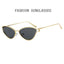 Lunettes de soleil tendance en forme de chat pour femmes - Style vintage de luxe
