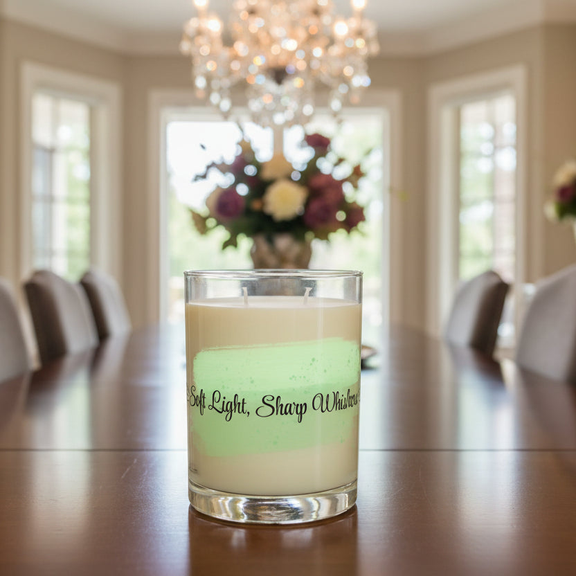 Soft Light, Sharp Whiskers – Cat Lover Scented Candle