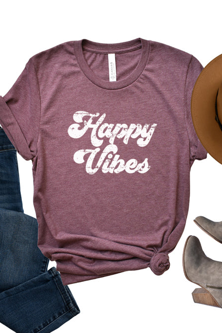 Happy Vibes Unisex T-Shirt - Korvel