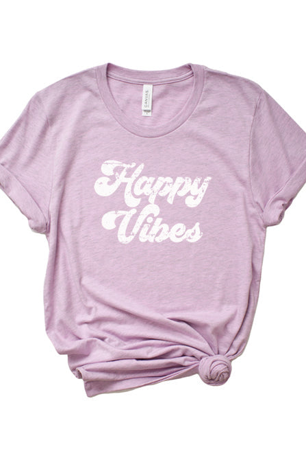Happy Vibes Unisex T-Shirt - Korvel