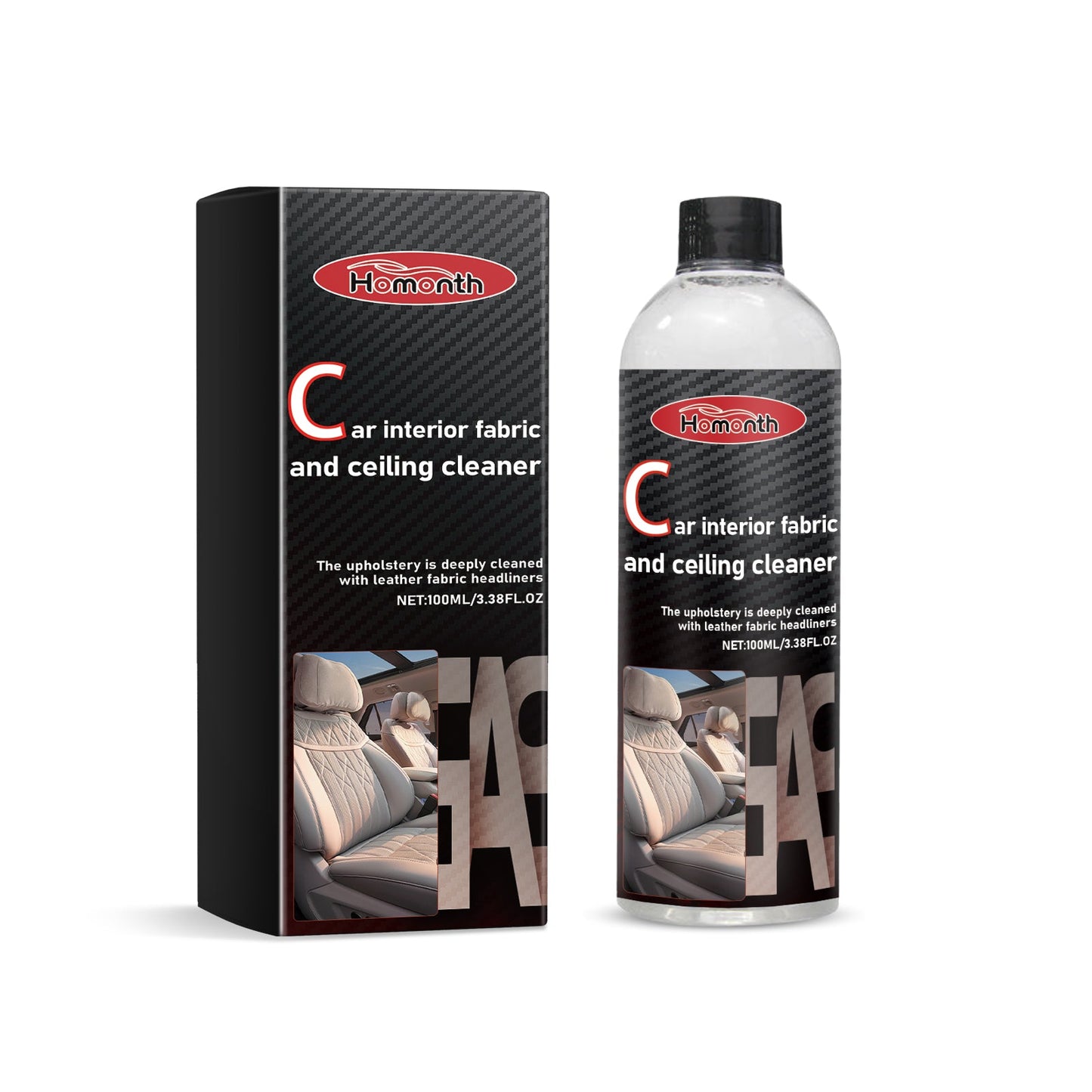 Automotive Leather Polish, Car Interior Leather Seat Leather Maintenance Refurbishment Decontamination Cleaning Agent - Korvel