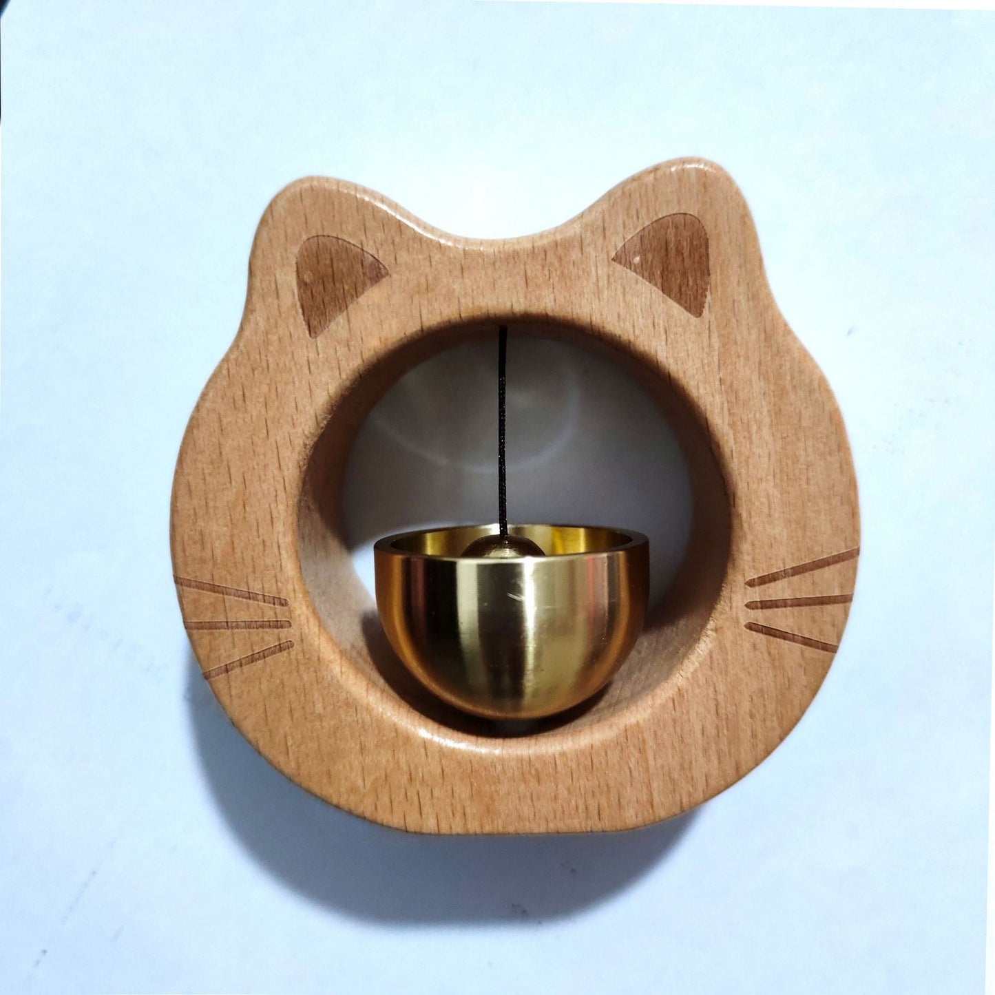 Timbre de Madera Creativo para Entradas Modernas