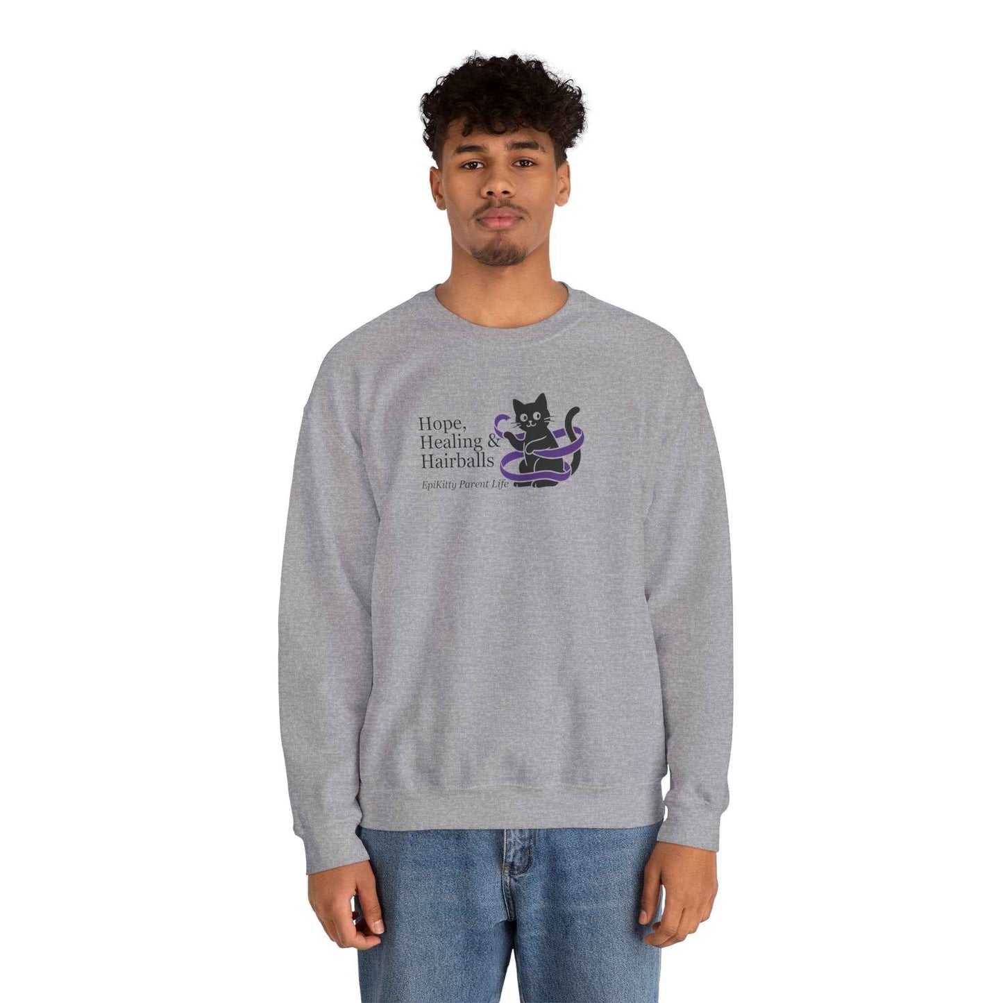 Sudadera Epikitty Parent Life de Esperanza, Sanación y Bolitas de Pelo