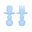 Children's Tableware Baby Dishes Set Silicone Fork Spoon Set - Korvel