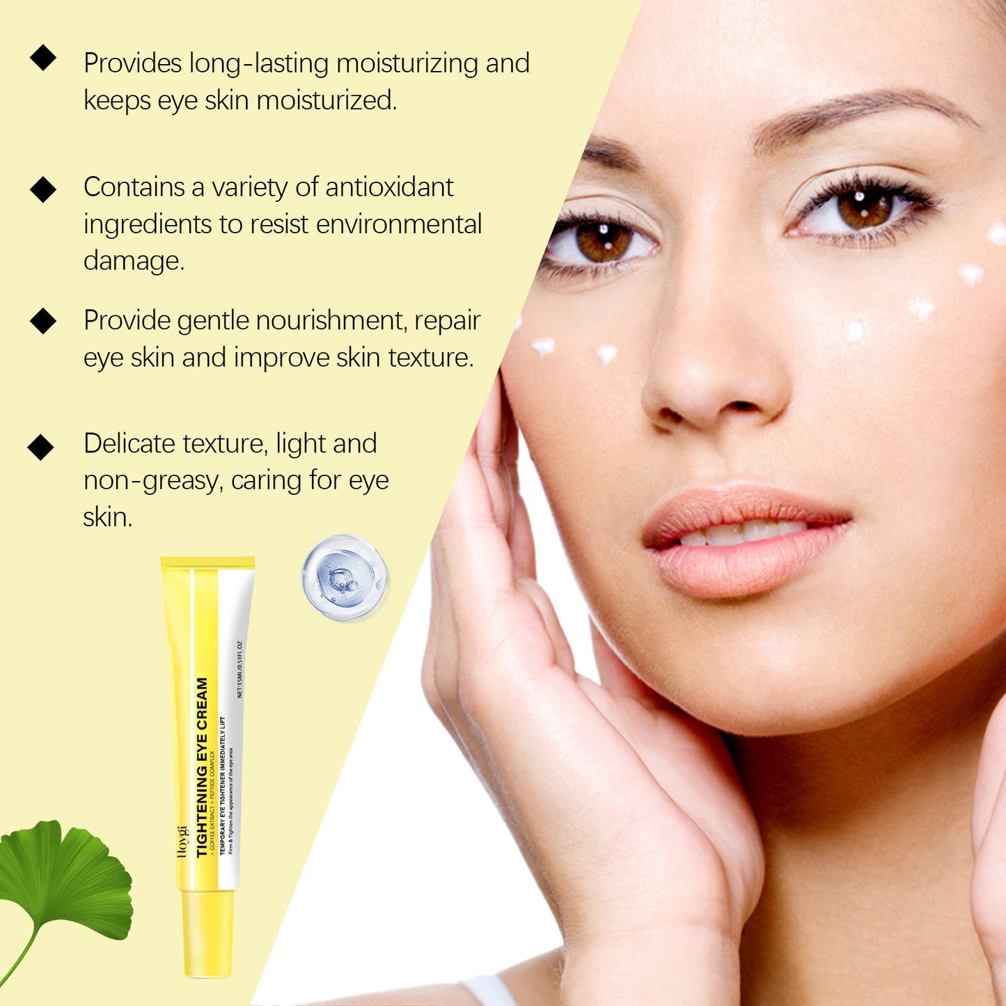 Crème pour les yeux premium pour nourrir et éclaircir