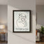 L'impression sur toile Chat Le Monde Peut Attendre