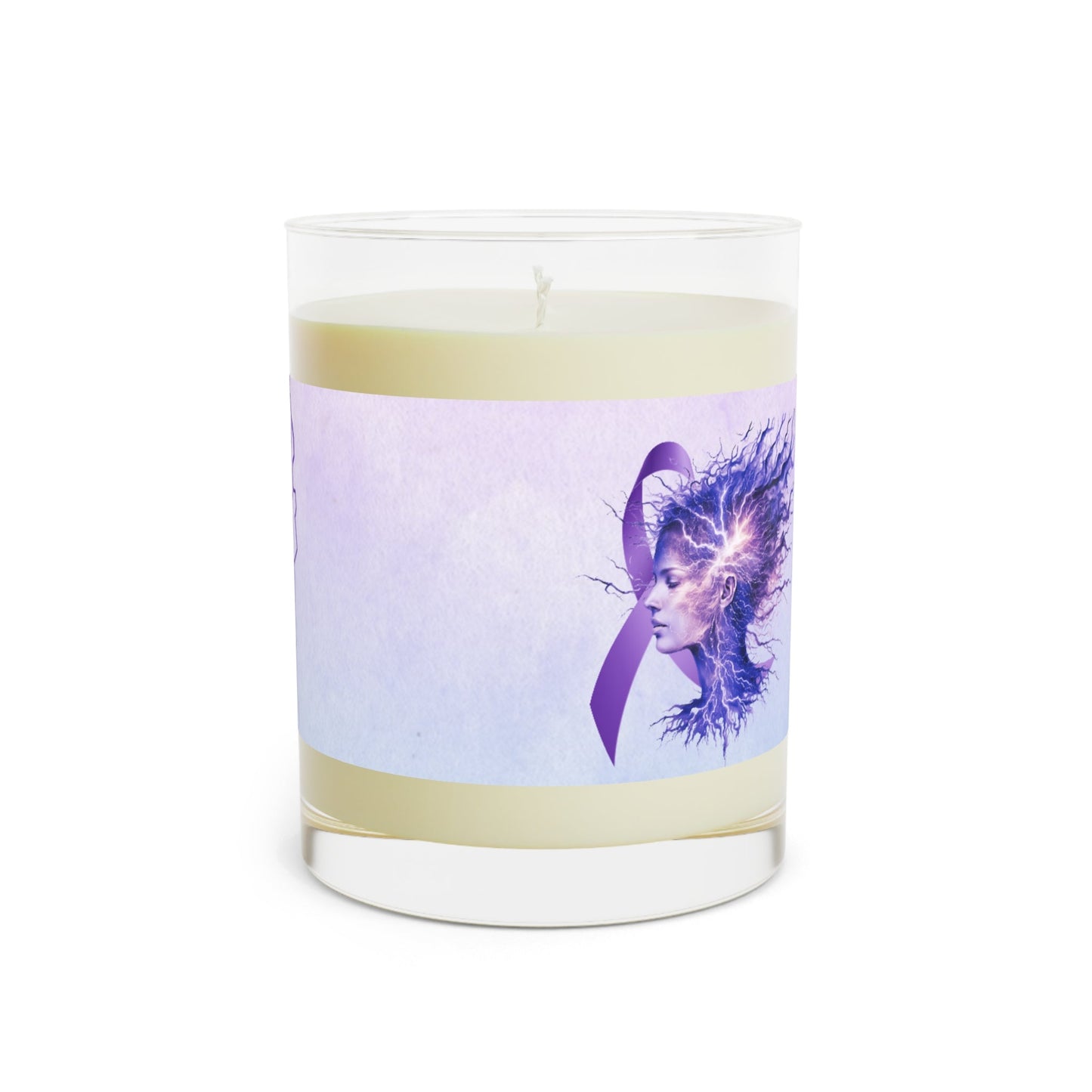 Une bougie parfumée Un guerrier est né - 11oz en verre plein