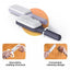 Brosse à cheveux rotative auto-nettoyante avec caractéristiques anti-statiques