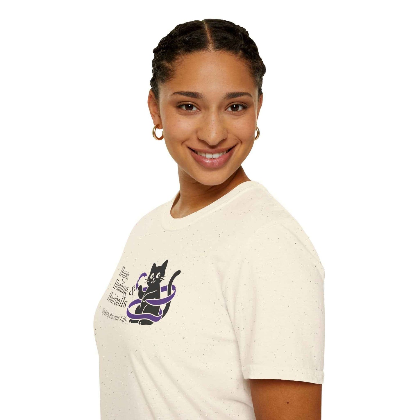 Hope & Hairballs Cat T-Shirt – Epikitty Parent Awareness Tee