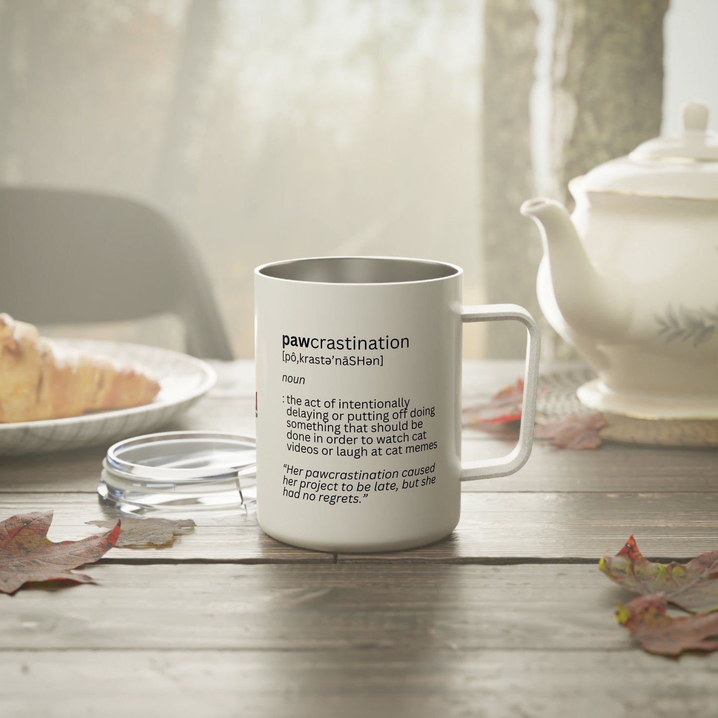 Pawcrastination Insulated Coffee Mug - 10oz