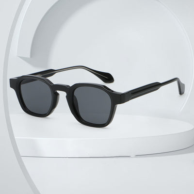 Lunettes de soleil classiques en acide propionique avec épingle de protection solaire
