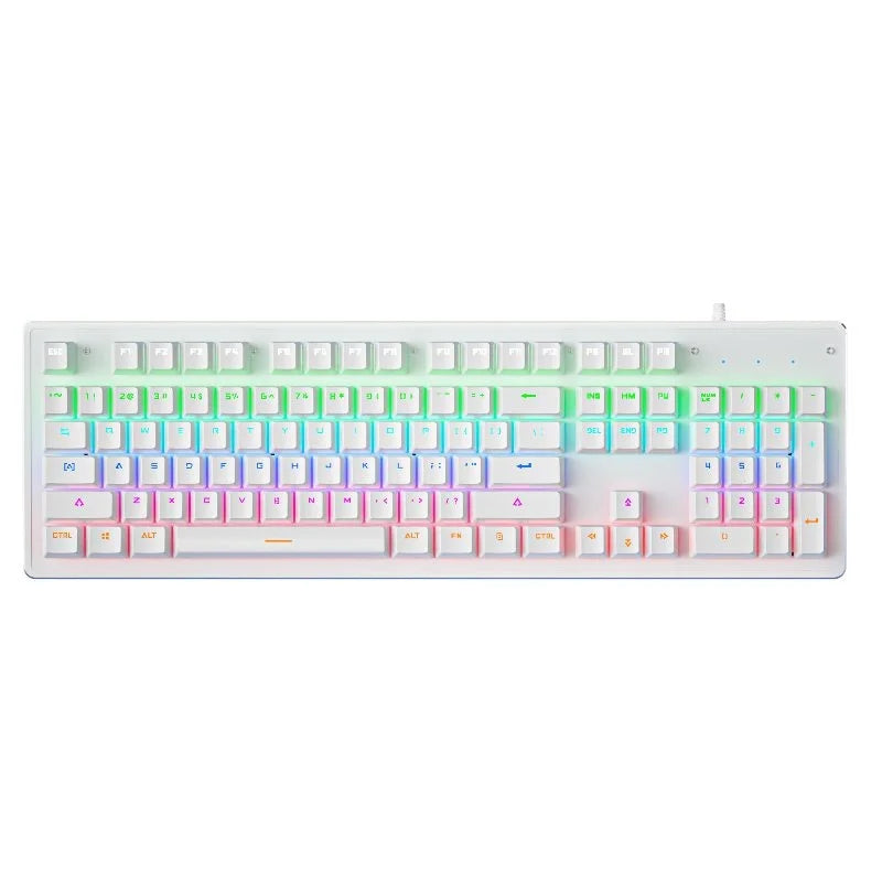 Cracked K880 Hot Swappable Mechanical Keyboard, Esports Game, Green Axis Office Computer Keyboard, Wired Mechanical Keyboard - Korvel